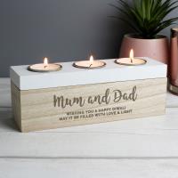 Personalised Free Text Triple Tea Light Box Extra Image 1 Preview
